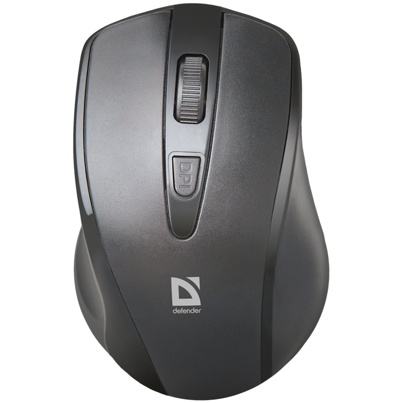 Мышь беспроводная Defender Datum MM-265, черный, 3btn+Roll, 52265, 281718