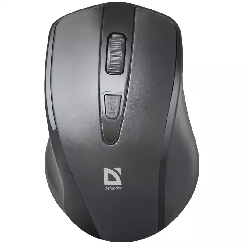 Мышь беспроводная Defender Datum MM-265, черный, 3btn+Roll, 52265, 281718