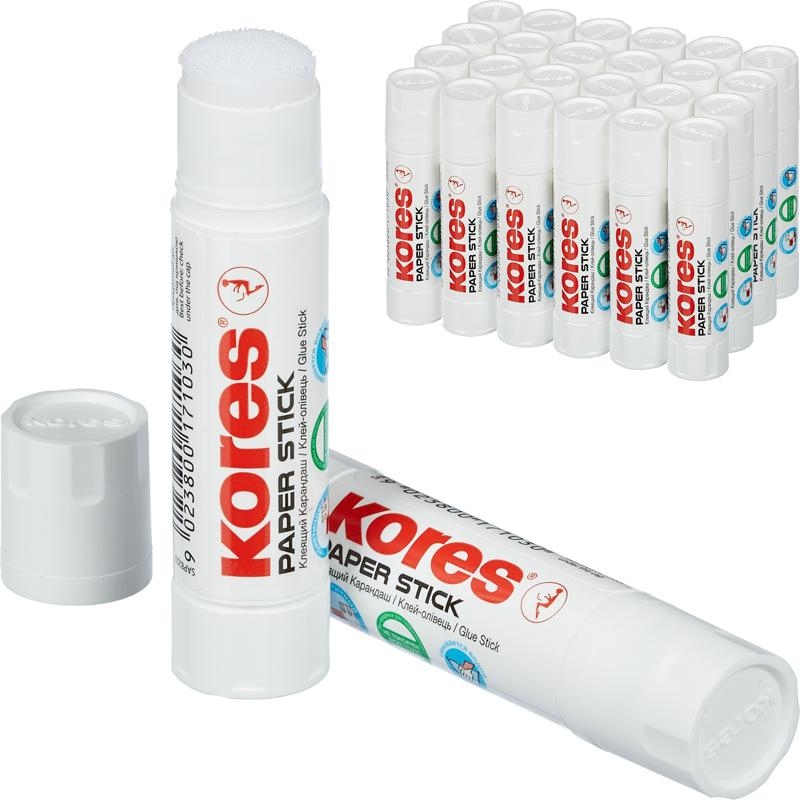 Клей-карандаш 10г KORES Paper Stick 17103, 542670