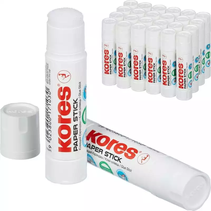 Клей-карандаш 10г KORES Paper Stick 17103, 542670