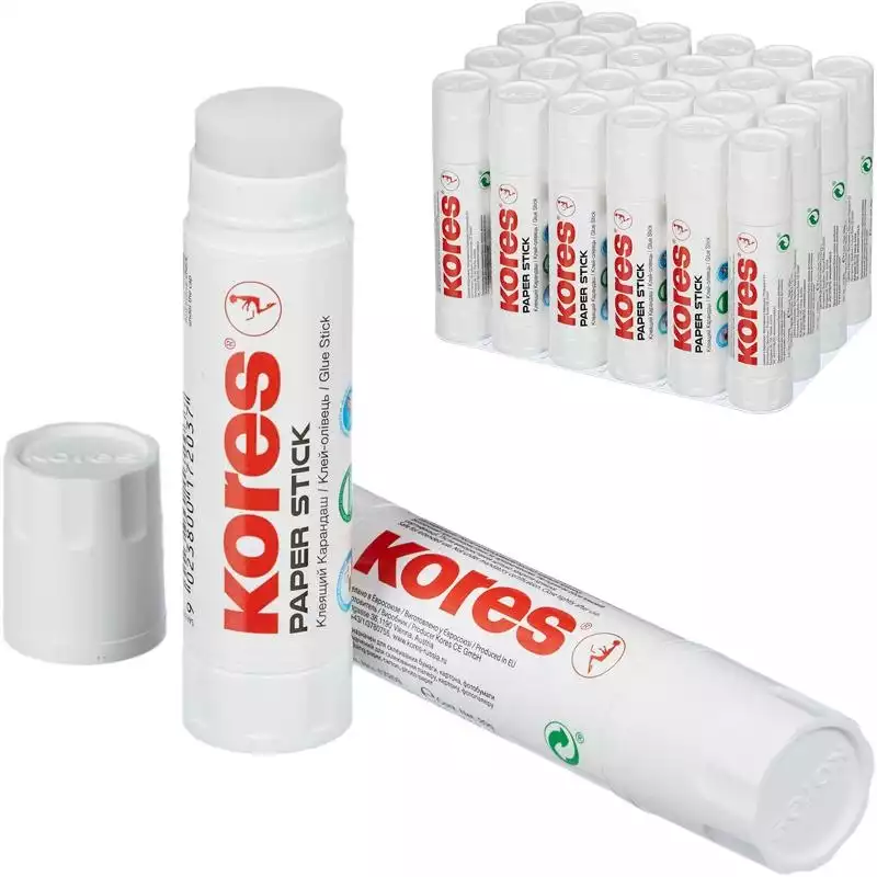 Клей-карандаш 20г KORES paper Stick 17203, 542671