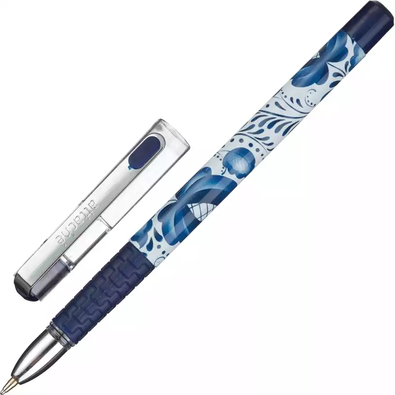 Ручка шариковая Attache Гжель, маслян, син. стерж., 563870