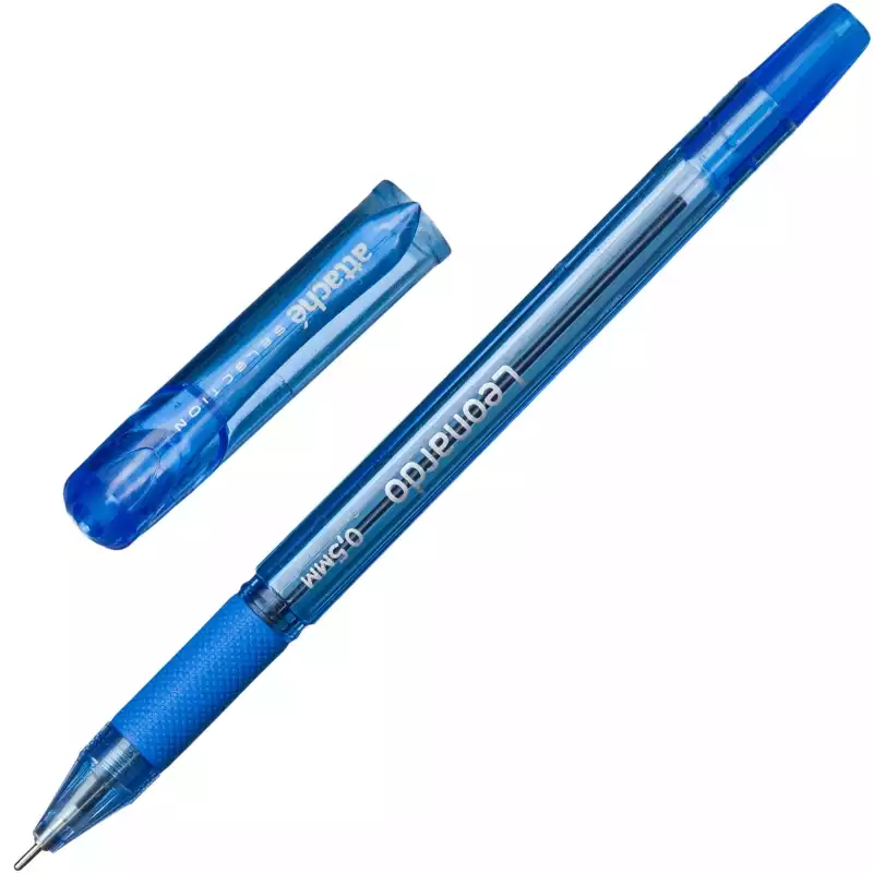 Ручка шариковая Attache Selection Leonardo с манжеткой,син. стерж,563885
