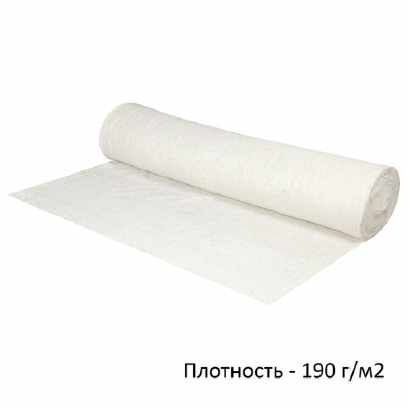 Полотно ХПП холстопрошивное ПЛОТНОЕ светлое 1,5х50 м, 190(10) г/м2, шаг 2,5 мм, LAIMA ,600841