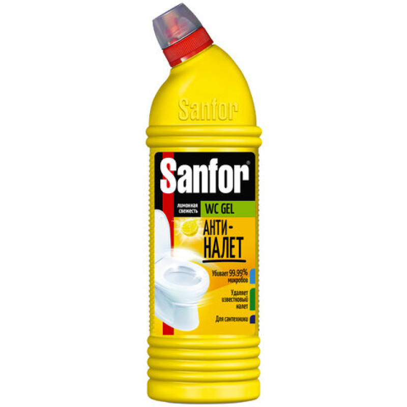 Средство для уборки туалета 1 кг, SANFOR WC gel (Санфор гель) 