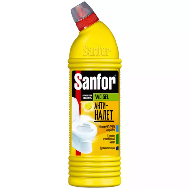 Средство для уборки туалета 1 кг, SANFOR WC gel (Санфор гель) 