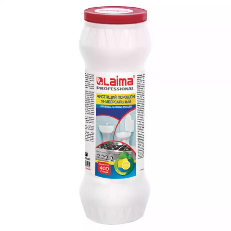 Чистящее средство 400 г, LAIMA PROFESSIONAL "Лимон", порошок, 602305