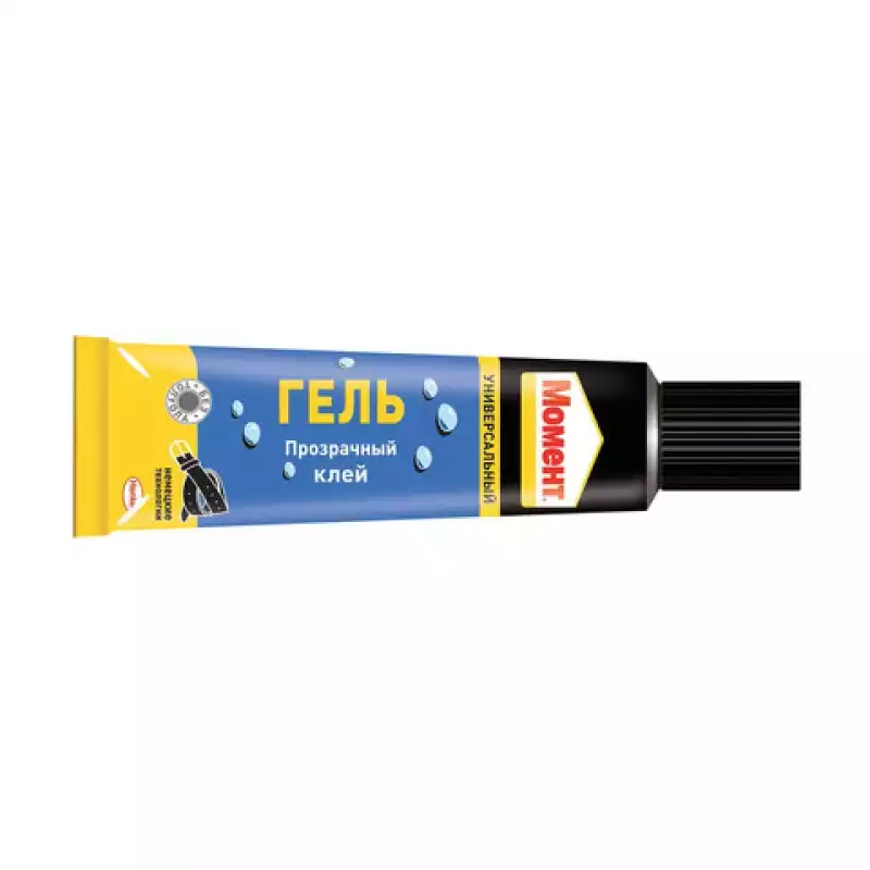 Клей универсальный, гель, МОМЕНТ, 30 мл, в шоу-боксе, 997778, 605647