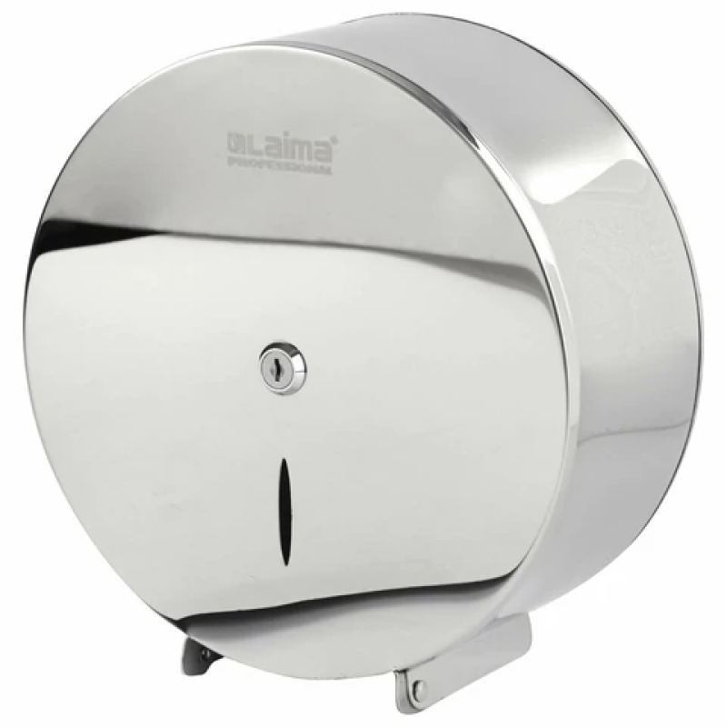 Диспенсер для туалетной бумаги LAIMA PROFESSIONAL INOX, (Система T2) малый, нержавеющая стал, 605699