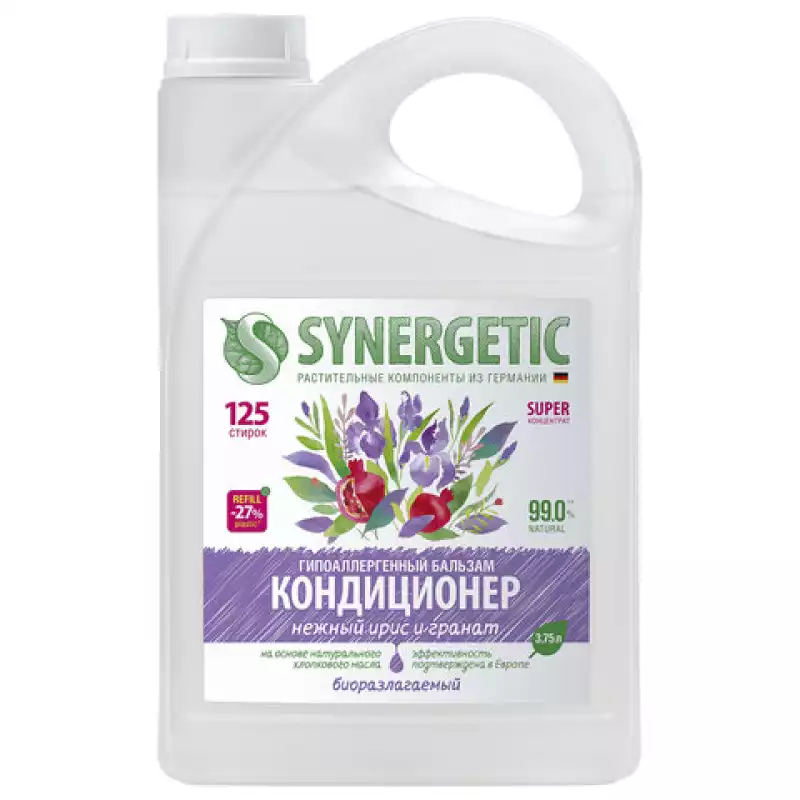 Кондиционер-бальзам для белья 3,75 л SYNERGETIC 