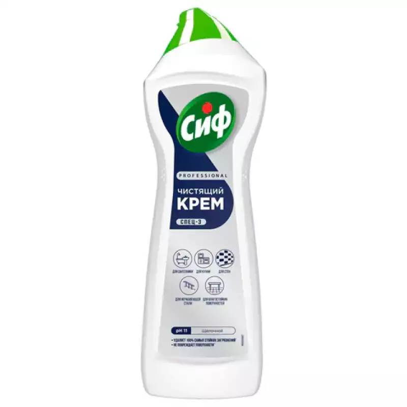 Чистящее средство крем 750 мл, СИФ PROFESSIONAL "Active Fresh" 608338