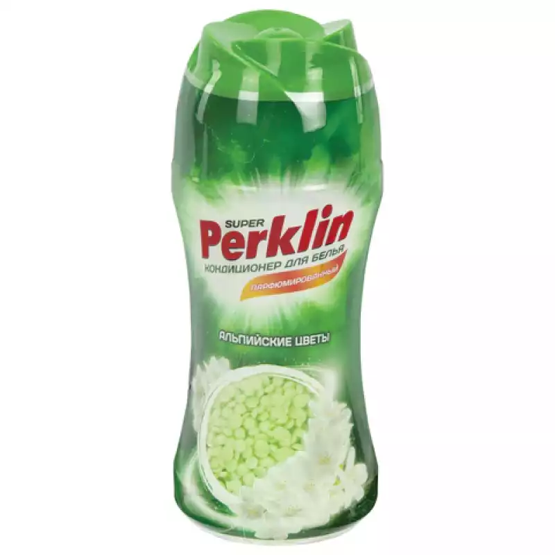 Кондиционер (концентрат) для белья, в гранулах, 250 г, PERKLIN SUPER"Альпийские цветы", 609819