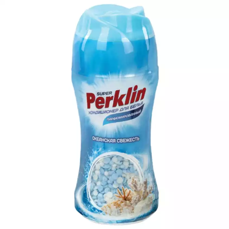 Кондиционер (концентрат) для белья, в гранулах, 250 г, PERKLIN SUPER "Океанская свежесть",609821