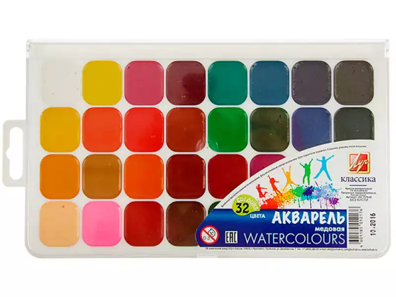 Краски акварельн. Луч Классика 32цв б/кисти 26С 1579-08, 637517