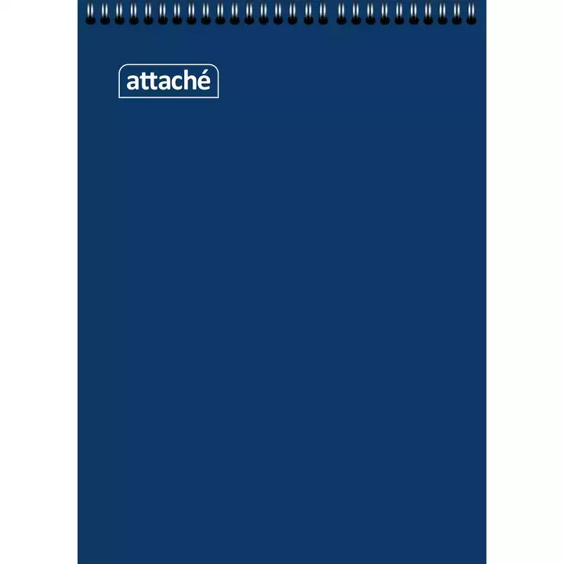 Блокнот на спирали А5 60л. ATTACHE, синий, блок 60г, обложка 215г, 650134