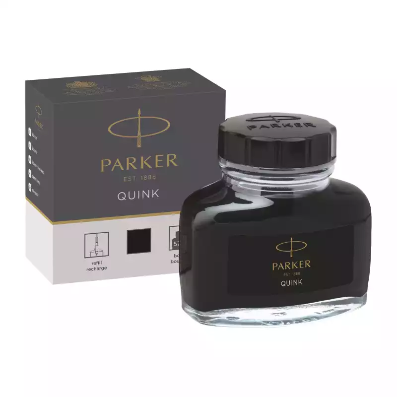 Чернила 57мл PARKER черные 1950375 Франция, 691261