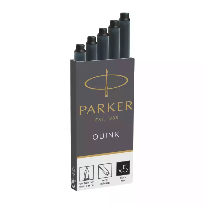 Чернильные картриджи PARKER черные 5 шт/уп 1950382 Франция, 691263