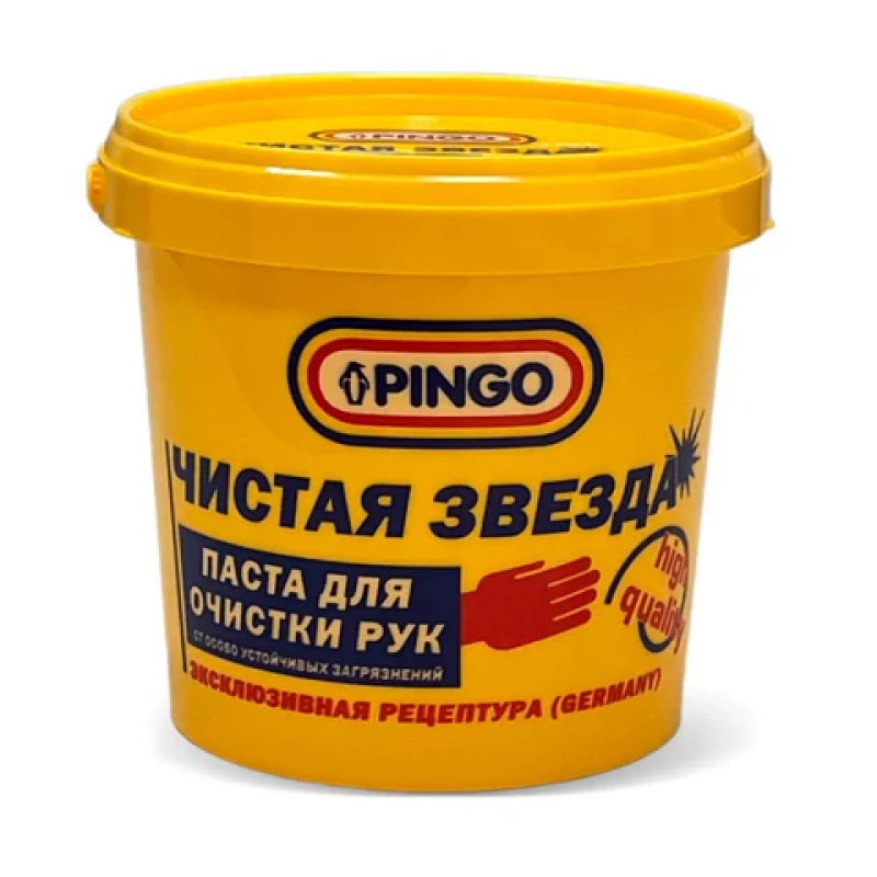 Паста очищающая средство для рук1000 млPINGO(Пинго)ЧИСТАЯ ЗВЕЗДА,от самых стойких загрязнений 700892