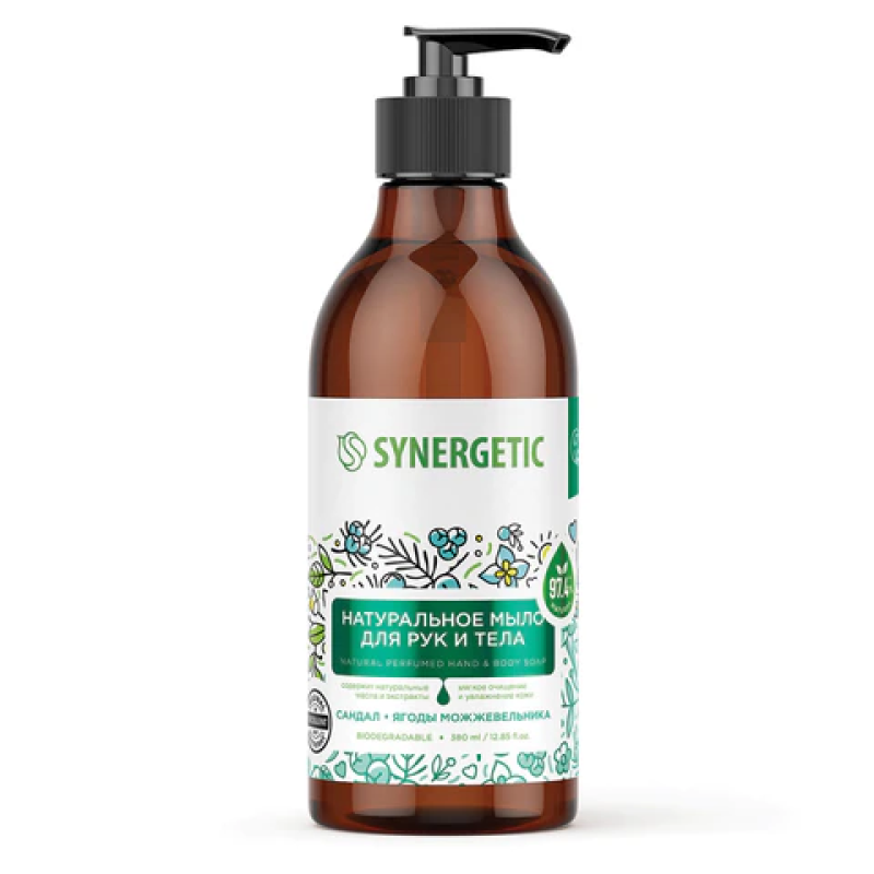 Мыло жидкое 380 мл SYNERGETIC 