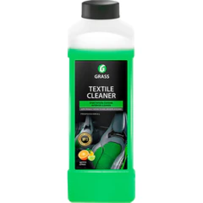 Очиститель обивки салона, для любых типов ткани, 1 л, GRASS TEXTILE CLEANER, цитрус, 112110,703798
