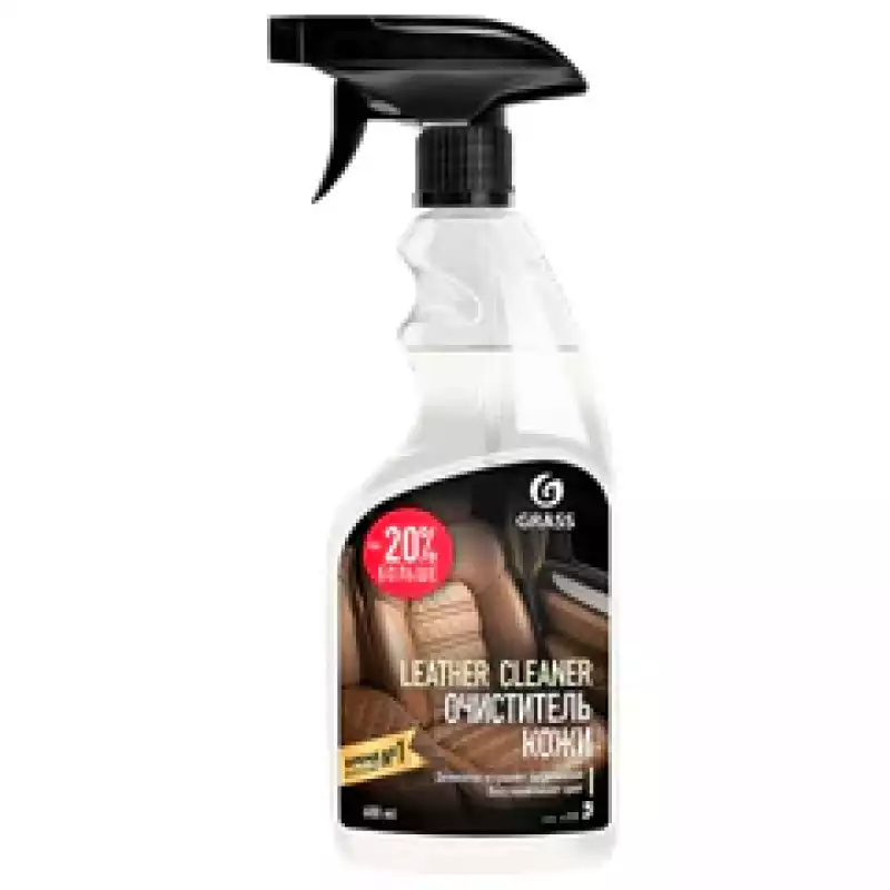 Очиститель кожи для салона автомобиля 600 мл, GRASS LEATHER CLEANER, распылитель, 110396,703800