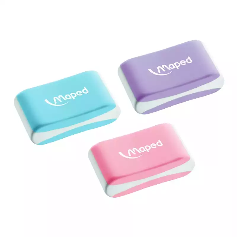 Ластик Maped ESSENTIALS SOFT каучук,мягкий, ассорти,112921, 712095
