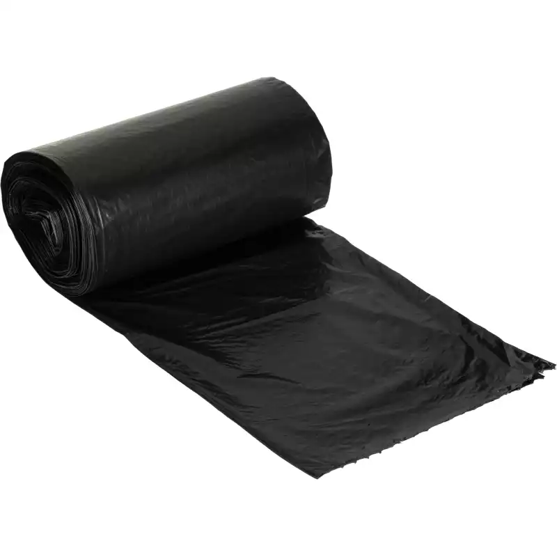 Мешки для мусора ПВД 35л 25мкм 20шт/рул черные 40x70см EcoСlean, 726740