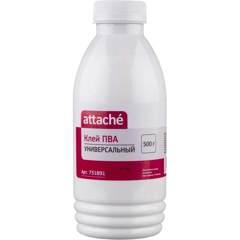 Клей ПВА 500г Attache, 731891