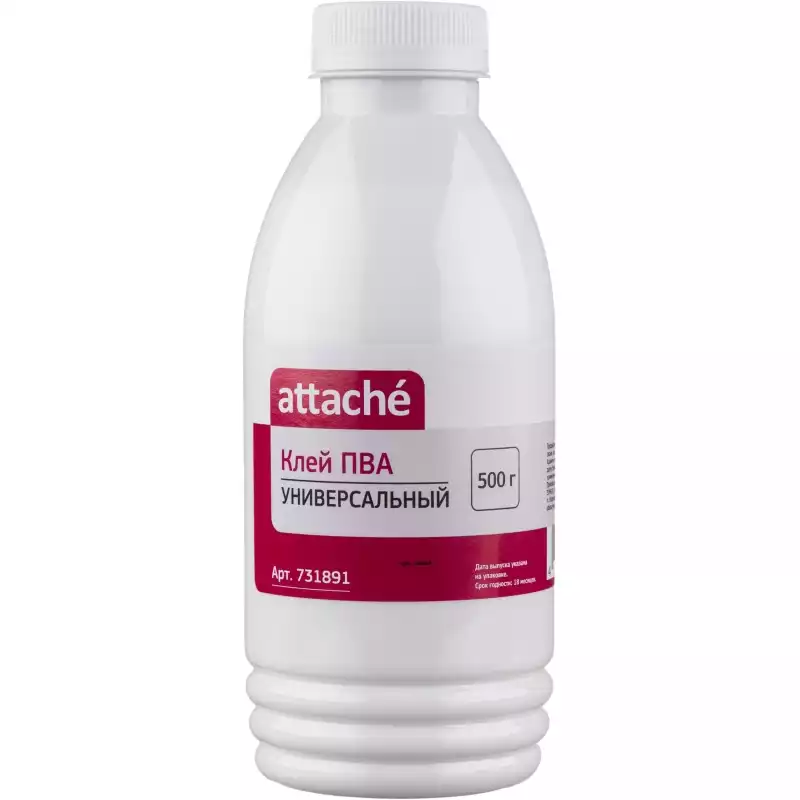 Клей ПВА 500г Attache, 731891
