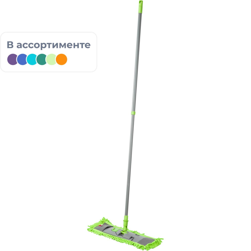 Швабра флаундер YORK Сальса с плоским мопом, 739695