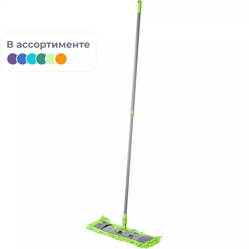 Швабра флаундер YORK Сальса с плоским мопом, 739695