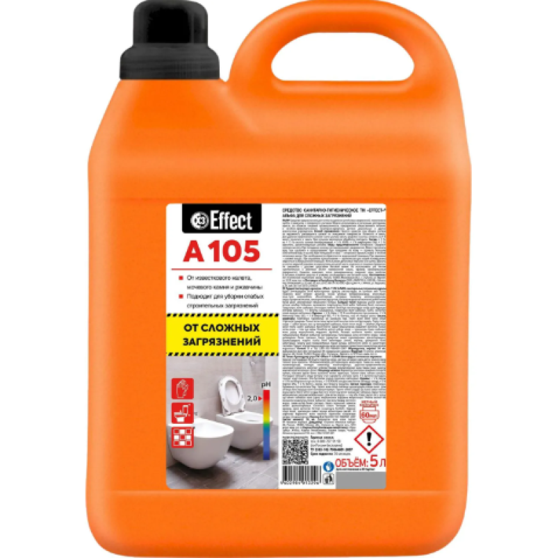Профхим сантех кисл от сложн загрязнений Effect/ALFA 105, 5л, 789807