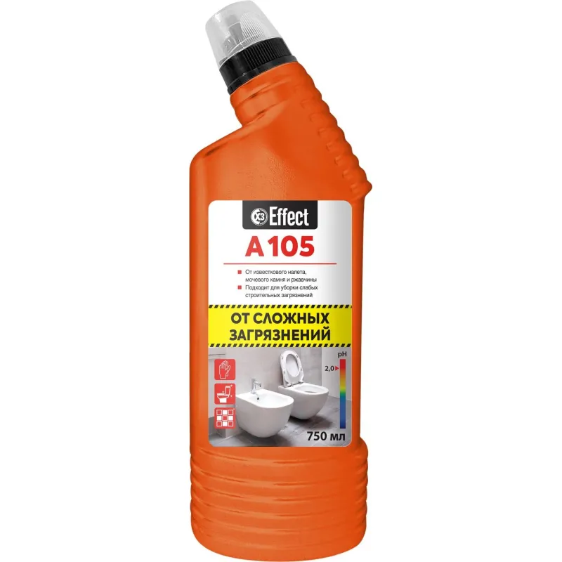 Профхим сантех кисл от сложн загрязнений Effect/ALFA 105, 0,75л,789808