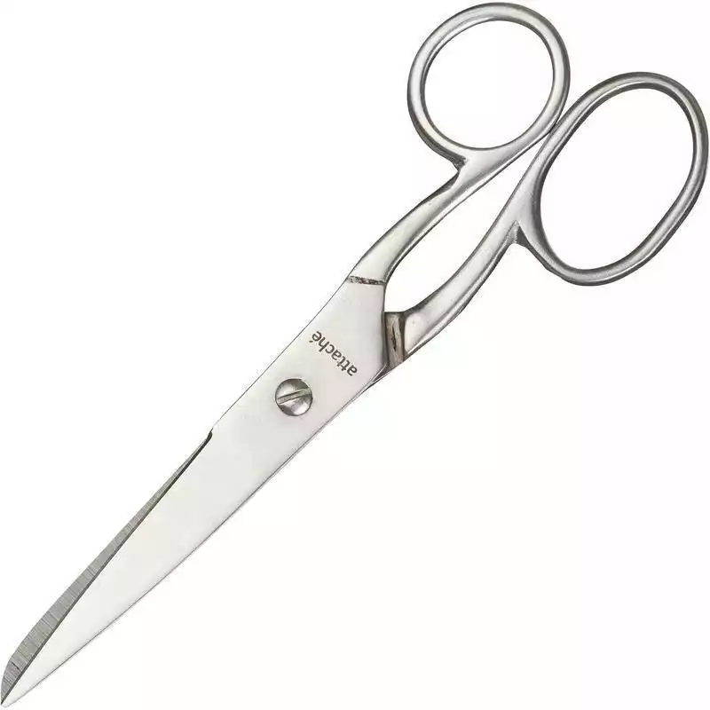 Ножницы Attache Metal 155 мм, ассиметричные ручки,цельнометалличе, 843586