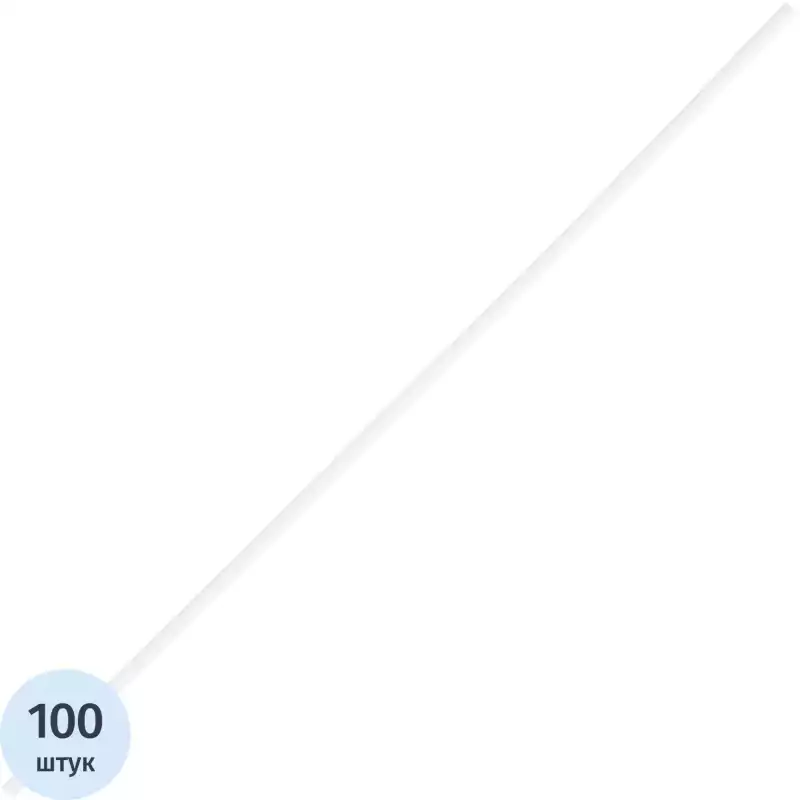 Палочки Белые для воздушных шаров 100шт/уп, 851348