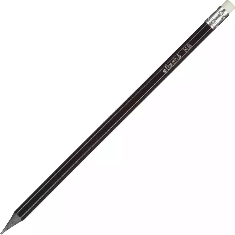 Карандаш чернографитный Attache Economy плаcтик,сласт,HB,черн.корп., 889119