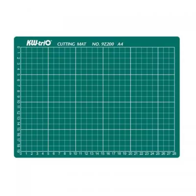 Коврик для резки KW-Trio A4, 30*22см, толщина 3мм, разметочная сетка,9Z200