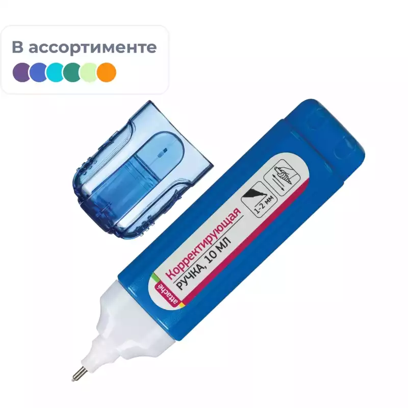 Корректирующий карандаш 10 мл Attache, метал. наконечник, 918101