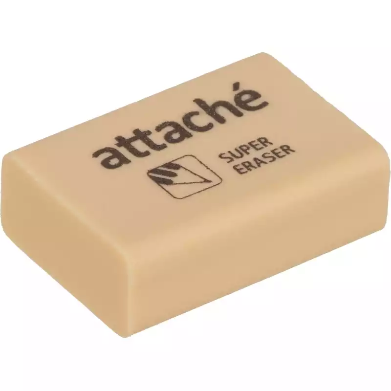 Ластик Attache, прямоугольная форма, 28х18х9мм (365787), синт. каучук. 919744