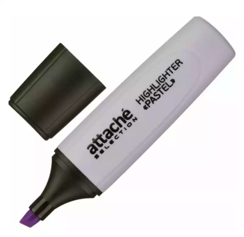 Маркер текстовыделитель Attache Selection Pastel 1-5 мм фиолетовый, 958591